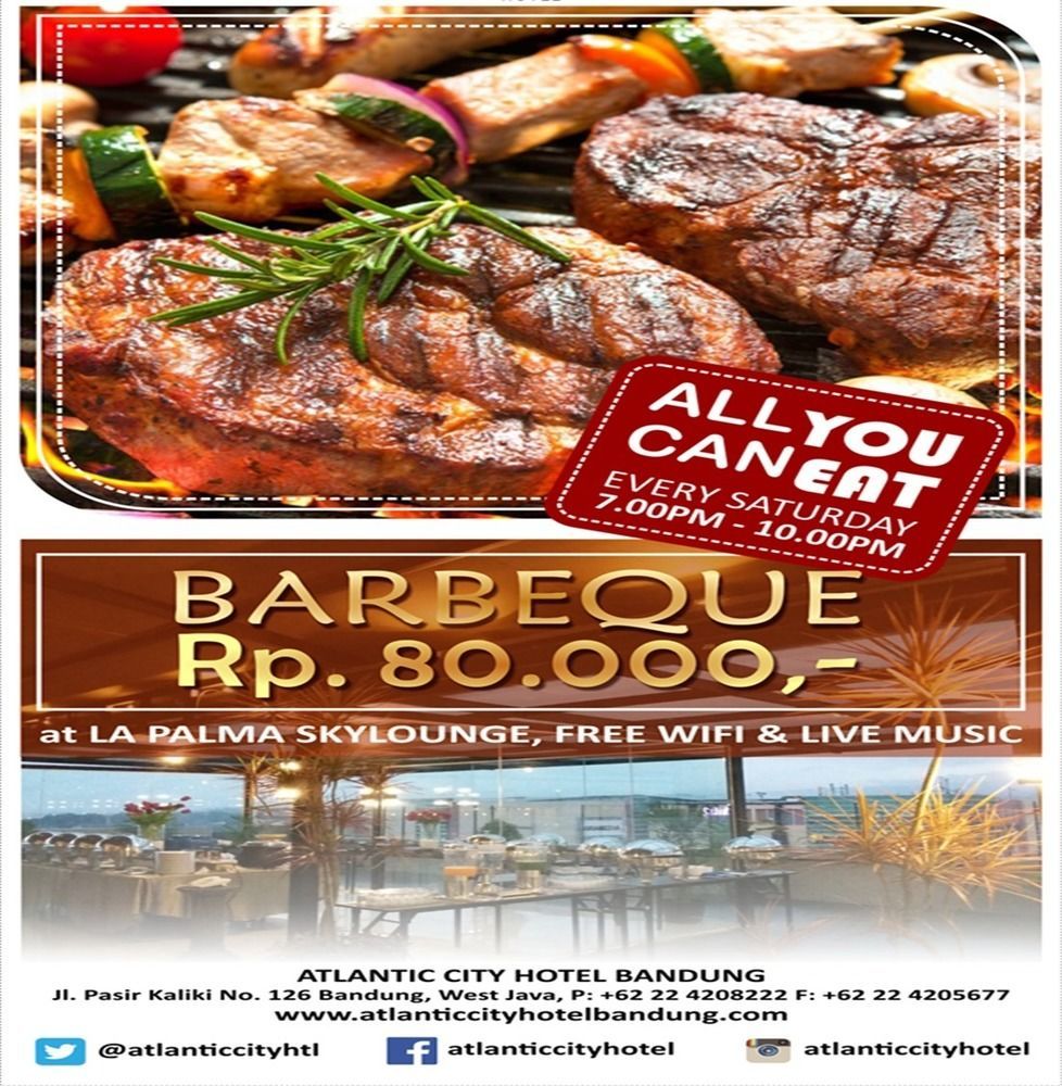 Atlantic City Hotel Bandung Esterno foto